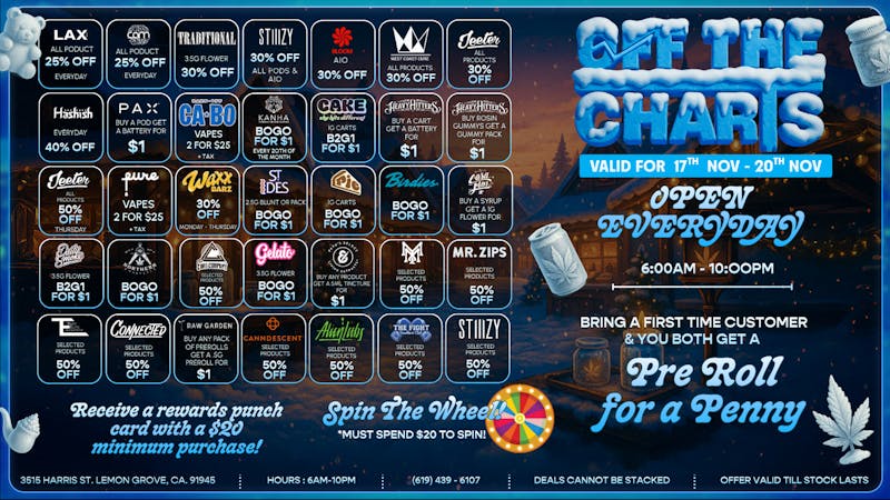 Off the Charts - Lemon Grove OFF THE CHARTS LEMON GROVE