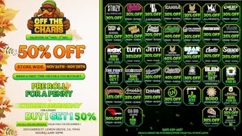 Off the Charts - Lemon Grove OTC DANKSGIVING 50%OFF!!