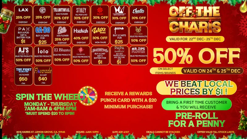 Off the Charts - Lemon Grove OFF THE CHARTS LEMON GROVE