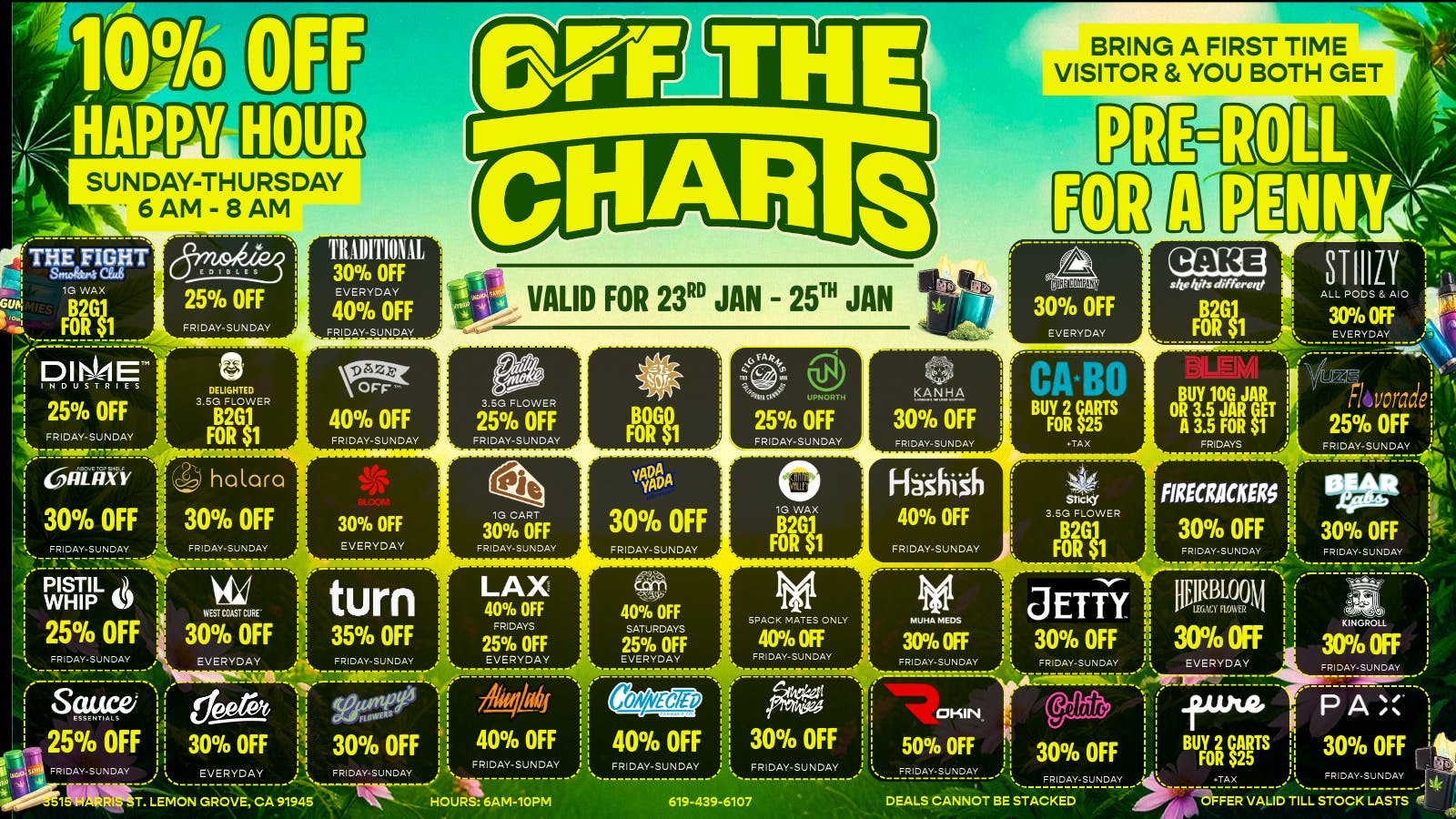 Off the Charts - Lemon Grove OFF THE CHARTS LEMON GROVE