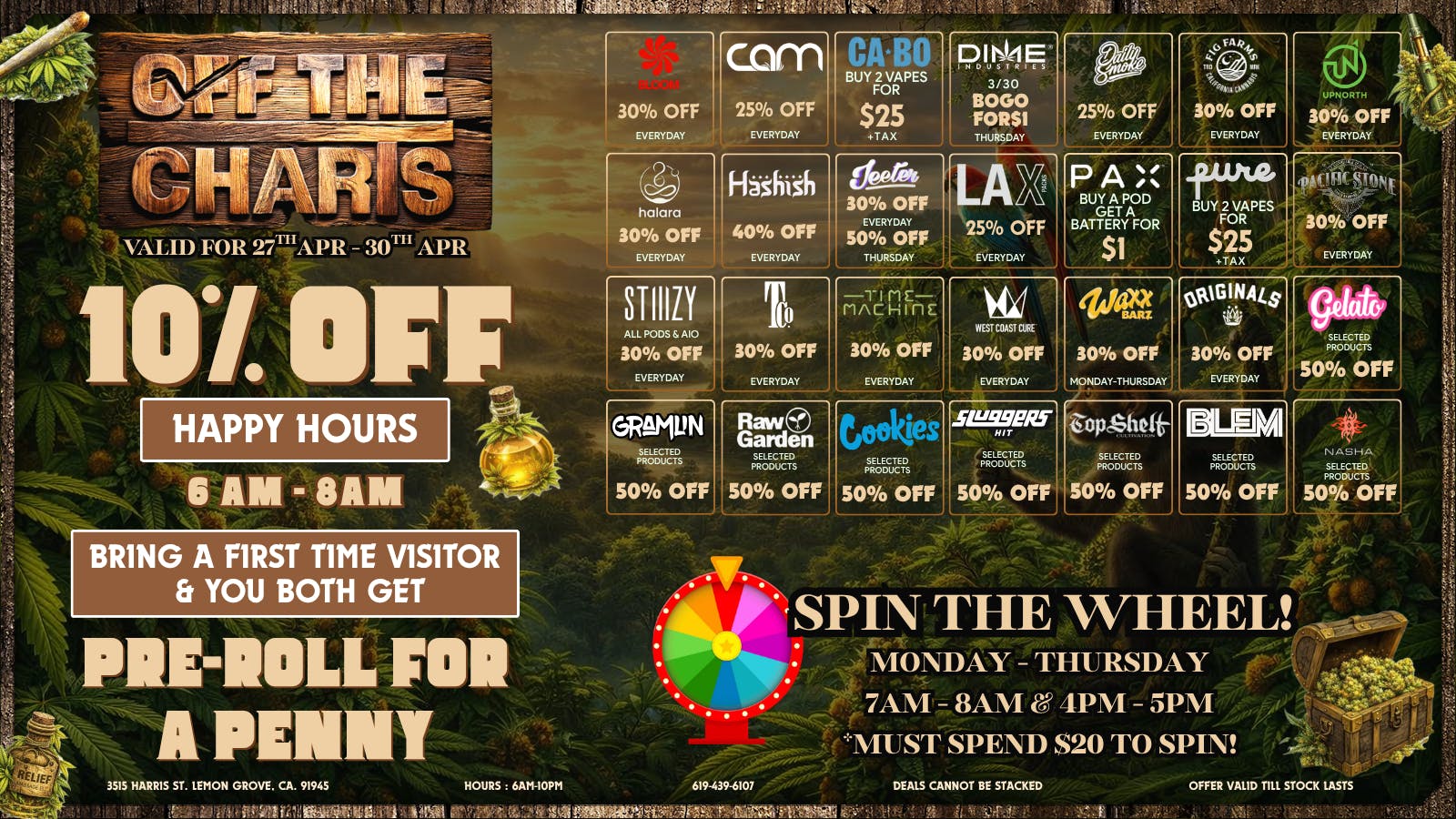 Off the Charts - Lemon Grove LEMON GROVE OFF THE CHARTS!