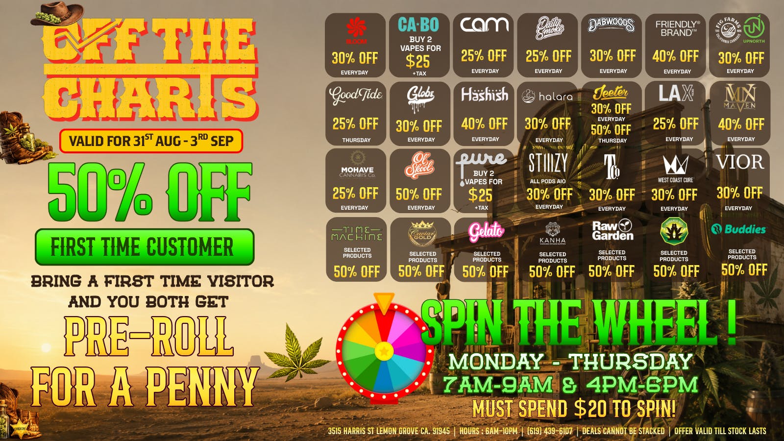 Off the Charts - Lemon Grove LEMON GROVE OFF THE CHARTS!