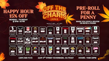 Off The Charts - Riverbank Fall Into The Savings!