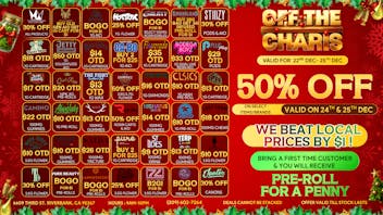 Off The Charts - Riverbank CRAZY CHRISTMAS SAVINGS