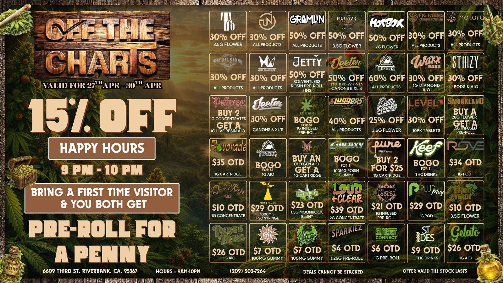 Off The Charts - Riverbank Great Prices on Great Products @ OTC Riverbank!