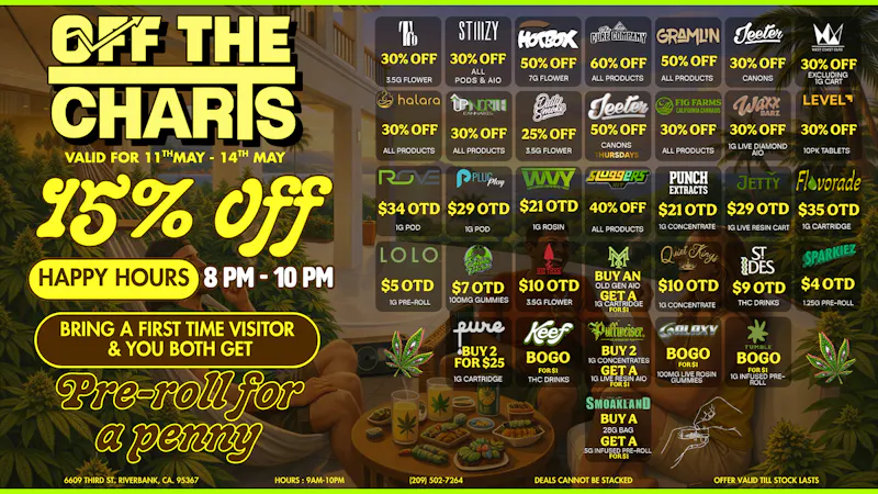 Off The Charts - Riverbank The Deals Don't Stop @ OTC Riverbank