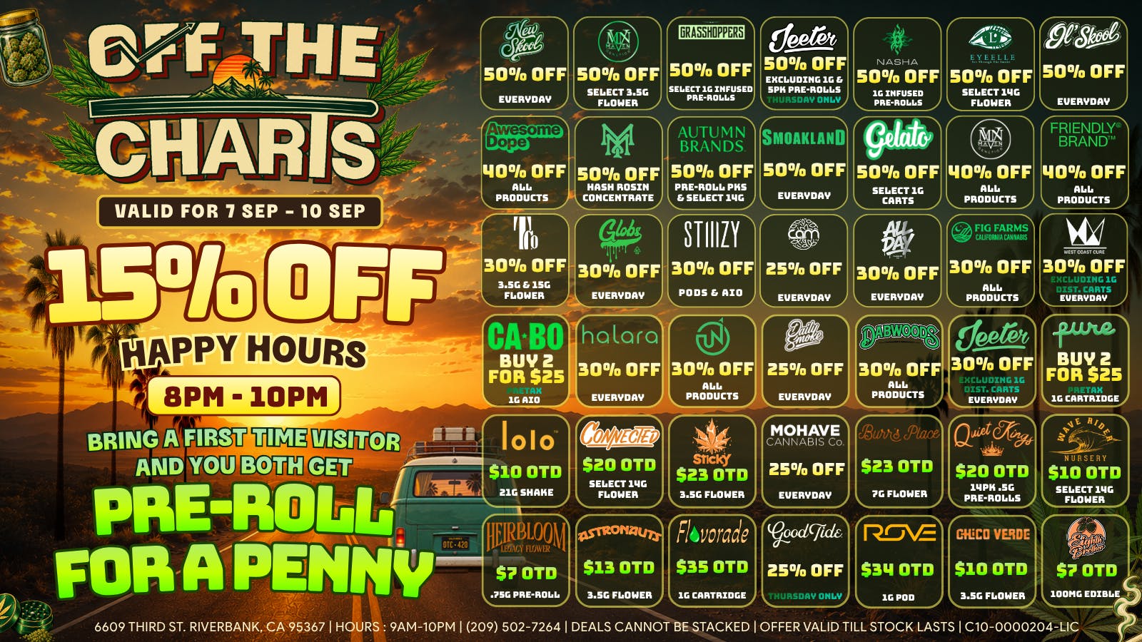 Off The Charts - Riverbank SEPTEMBER DEALS TO REMEMBER AT OTC RIVERBANK!!!!!