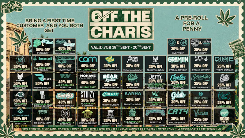 Off The Charts - Riverbank SAVE BIG TIME @ OTC RIVERBANK
