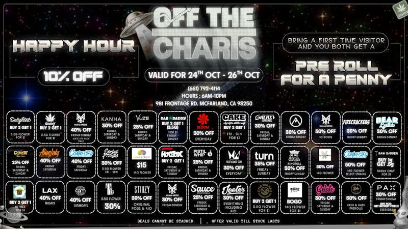 Off The Charts - McFarland It's Spooky Season!!
