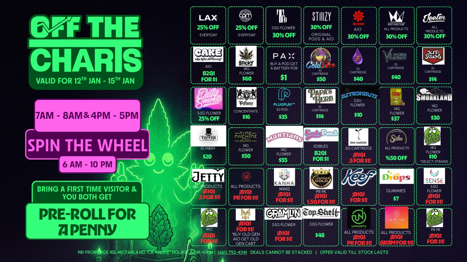 Off The Charts - McFarland NOMOFOMO!!!!!!!!