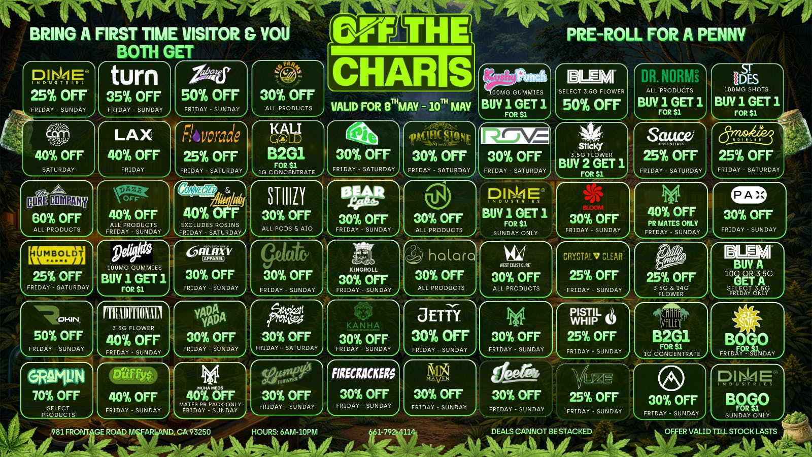 Off The Charts - McFarland Smoke Up, Toke Up, Level Up