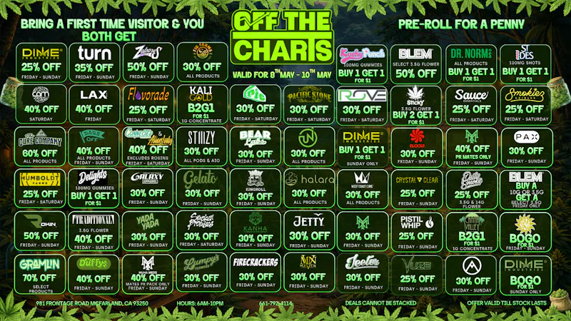 Off The Charts - McFarland Smoke Up, Toke Up, Level Up
