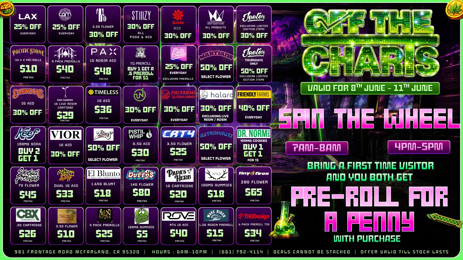 Off The Charts - McFarland 🎰 Spin Into Savings: This Week’s High-Score Deals