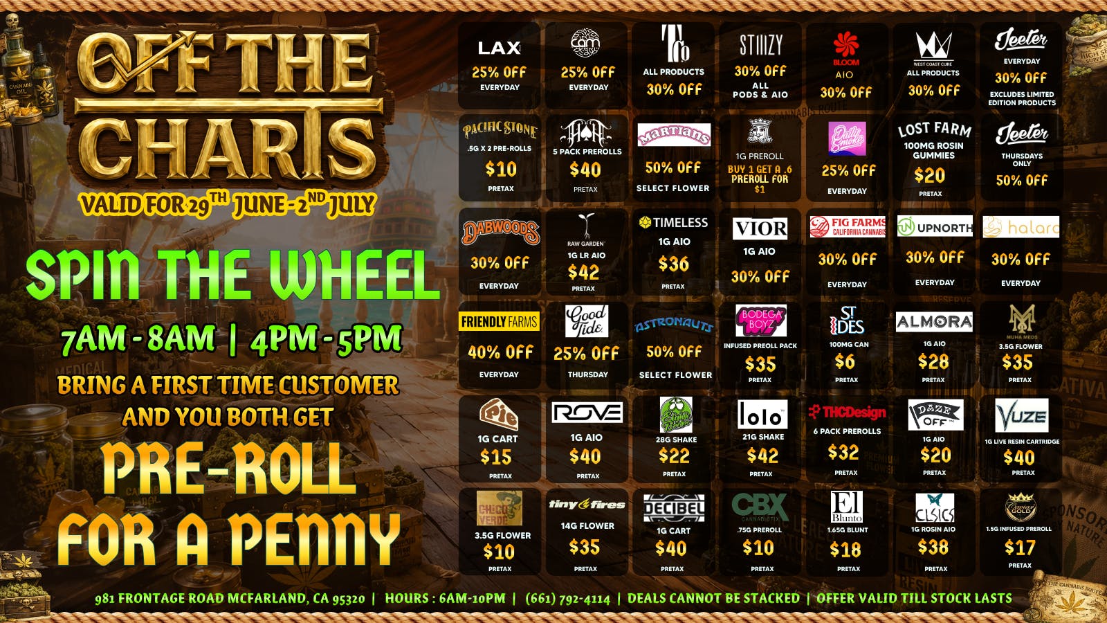 Off The Charts - McFarland 🎰 Spin Into a Treasure Trove of Deals
