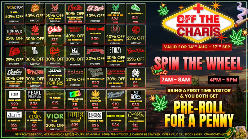 Off The Charts - McFarland 🎰 CASINO OF DEALS