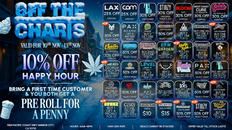 Off the Charts - Harbor City PUFF PUFF PASS😶‍🌫️🔥🍃