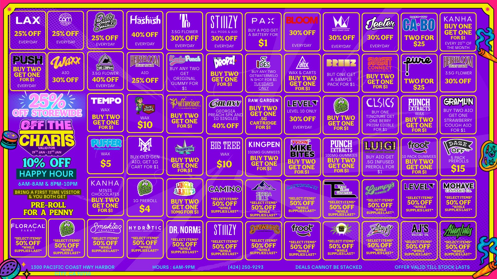 Off the Charts - Harbor City 25% OFF ENTIRE STORE 🔥