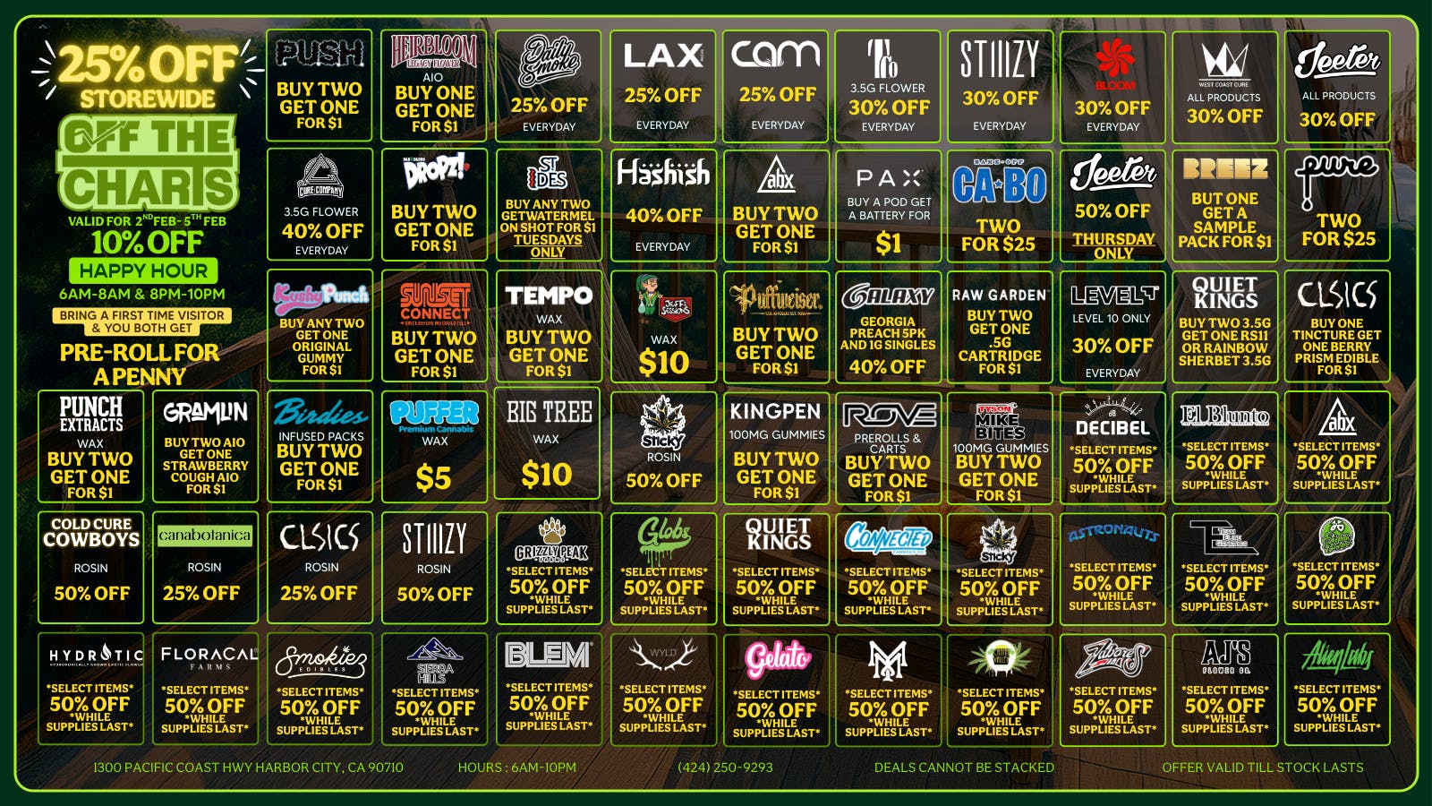 Off the Charts - Harbor City 25% OFF STOREWIDE!!😶‍🌫️🔥💚