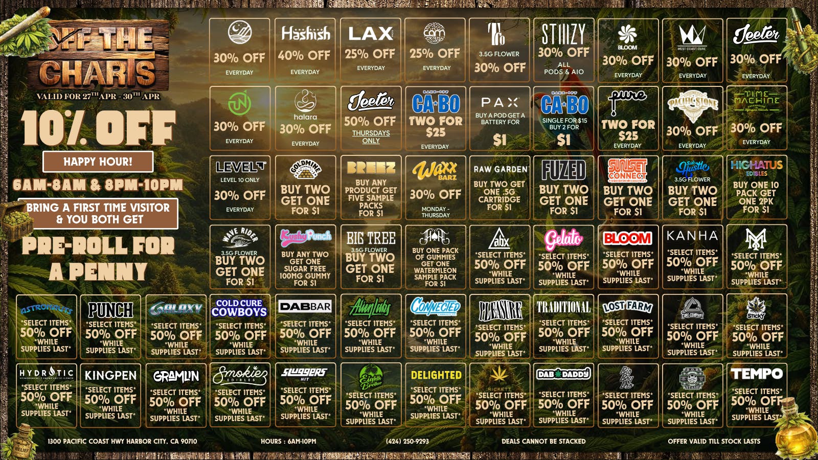 Off the Charts - Harbor City INHALE THE GOOD, EXHALE THE BAD😶‍🌫️🍃🔥