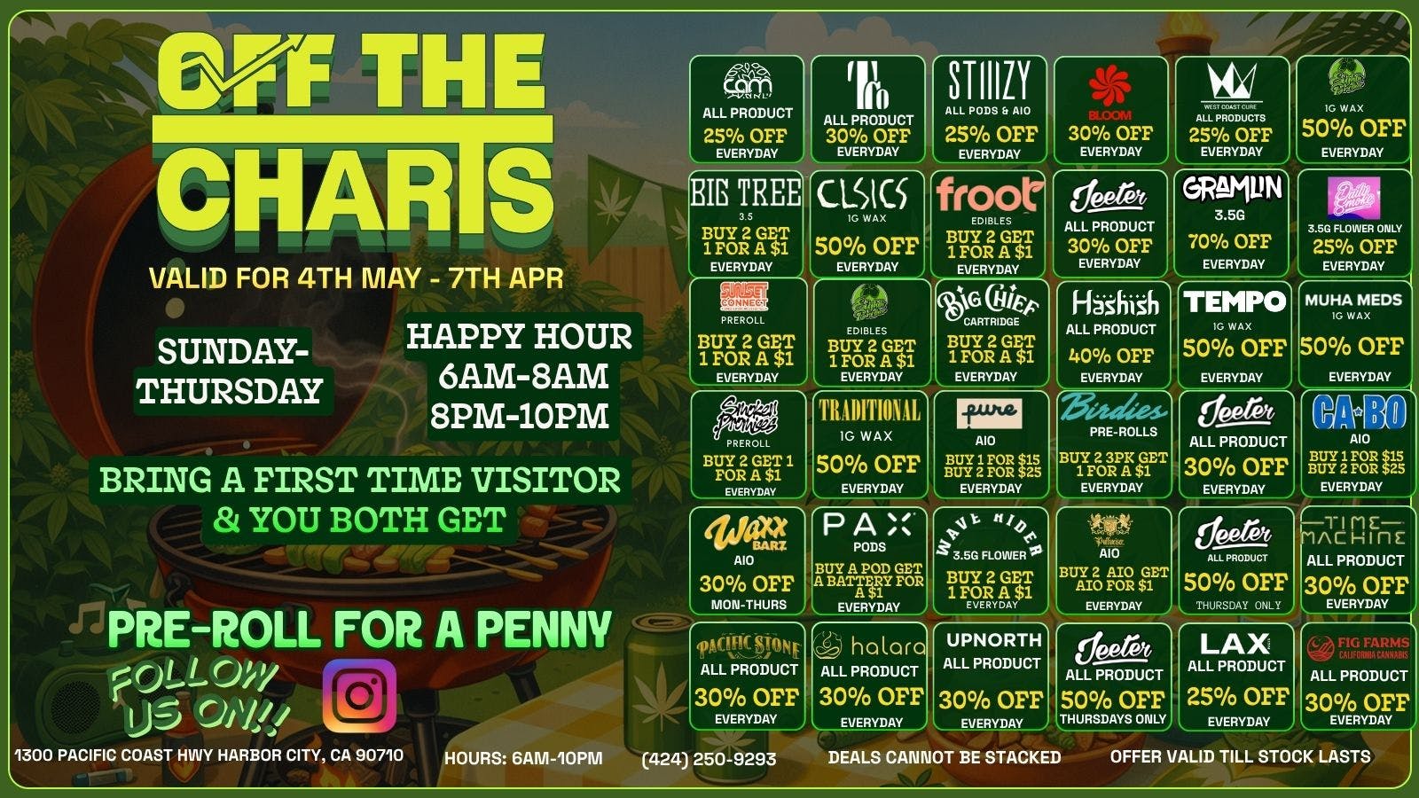 Off the Charts - Harbor City PUFF PUFF PASS😶‍🌫️🔥🍃