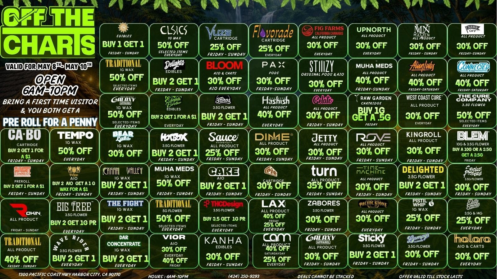 Off the Charts - Harbor City PUFF PUFF PASS😶‍🌫️🔥🍃
