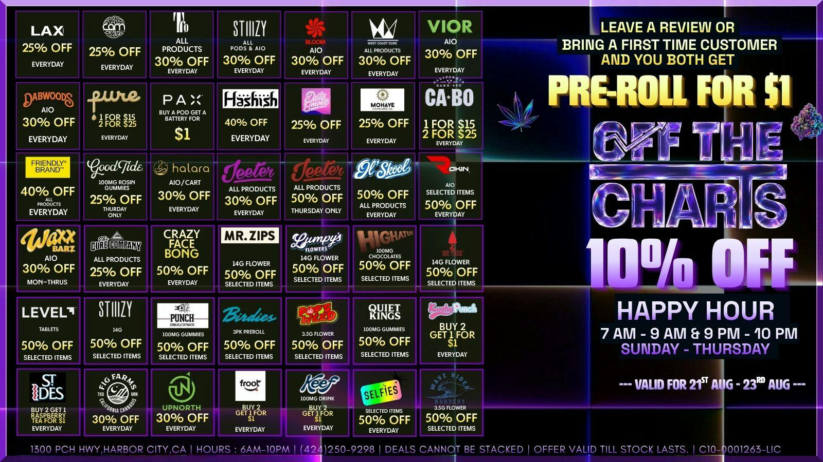 Off the Charts - Harbor City ✨RETURN & SAVE 20%