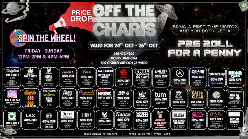 Off The Charts - Antioch BRIGHT SHINY DEALS