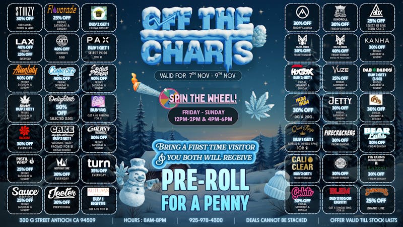 Off The Charts - Antioch FRESH FROSTY DEALS