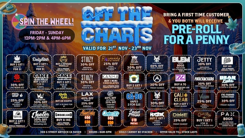 Off The Charts - Antioch SEASON OF SAVINGS