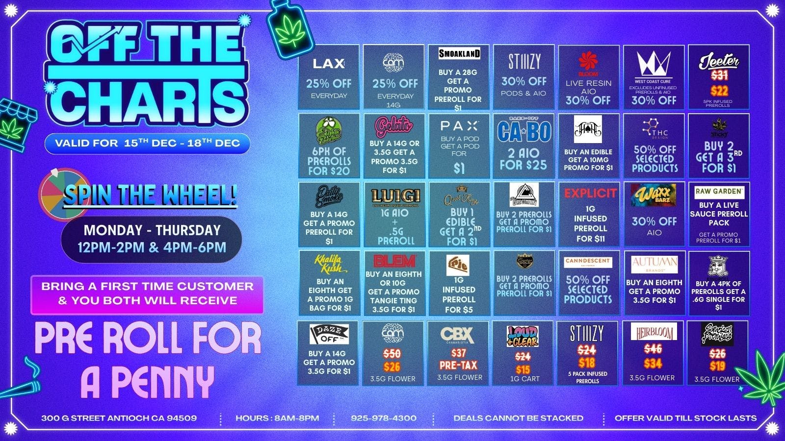 Off The Charts - Antioch ICE COLD SAVINGS