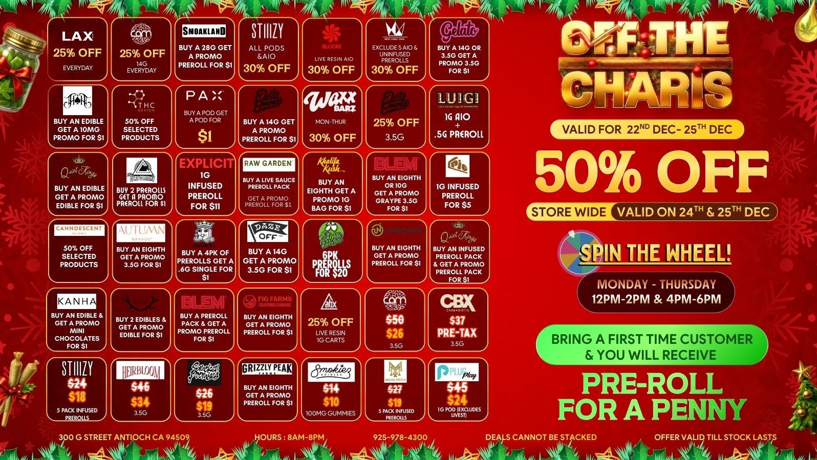 Off The Charts - Antioch STOCKING STUFFER SAVINGS