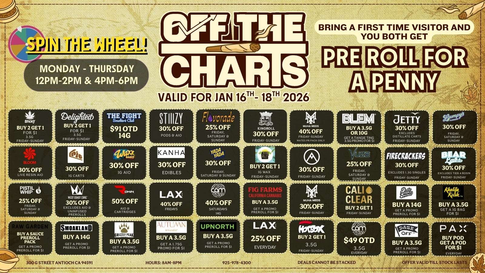 Off The Charts - Antioch SEASON OF SAVINGS