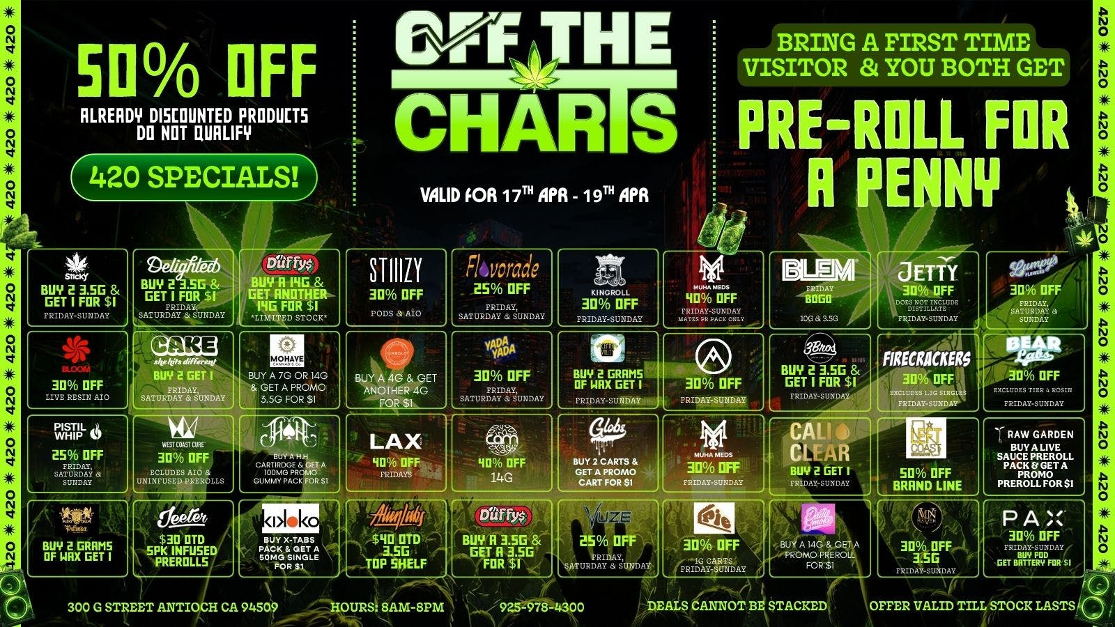 Off The Charts - Antioch 420 IS ALMOST HERE