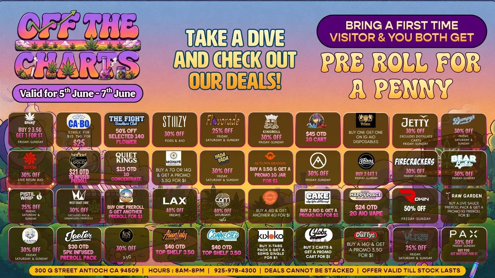 Off The Charts - Antioch DEALS ON FIRE!!
