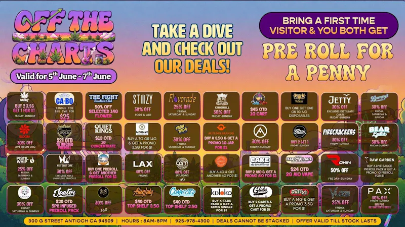 Off The Charts - Antioch DEALS ON FIRE!!