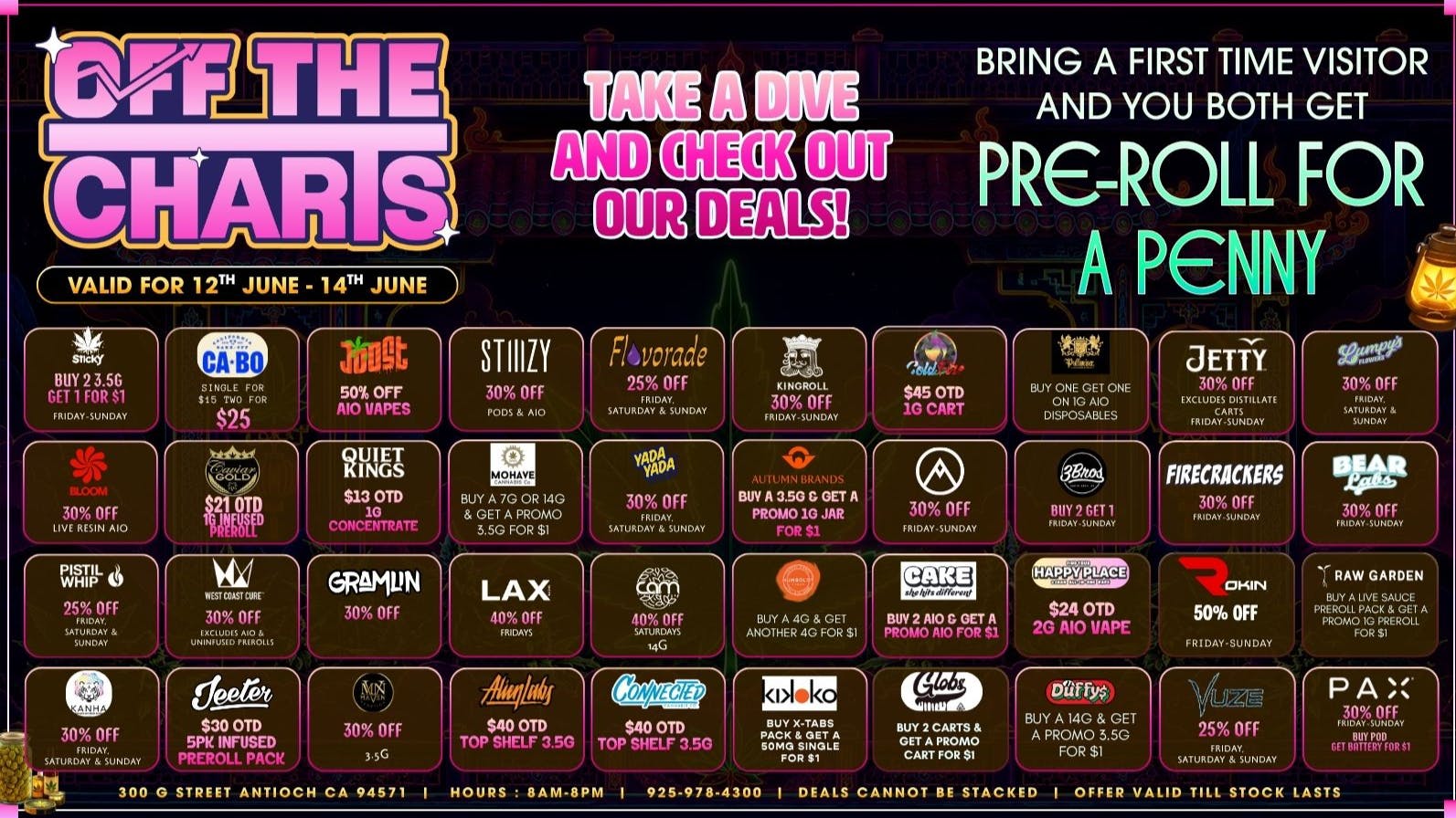 Off The Charts - Antioch BRIGHT SHINY DEALS