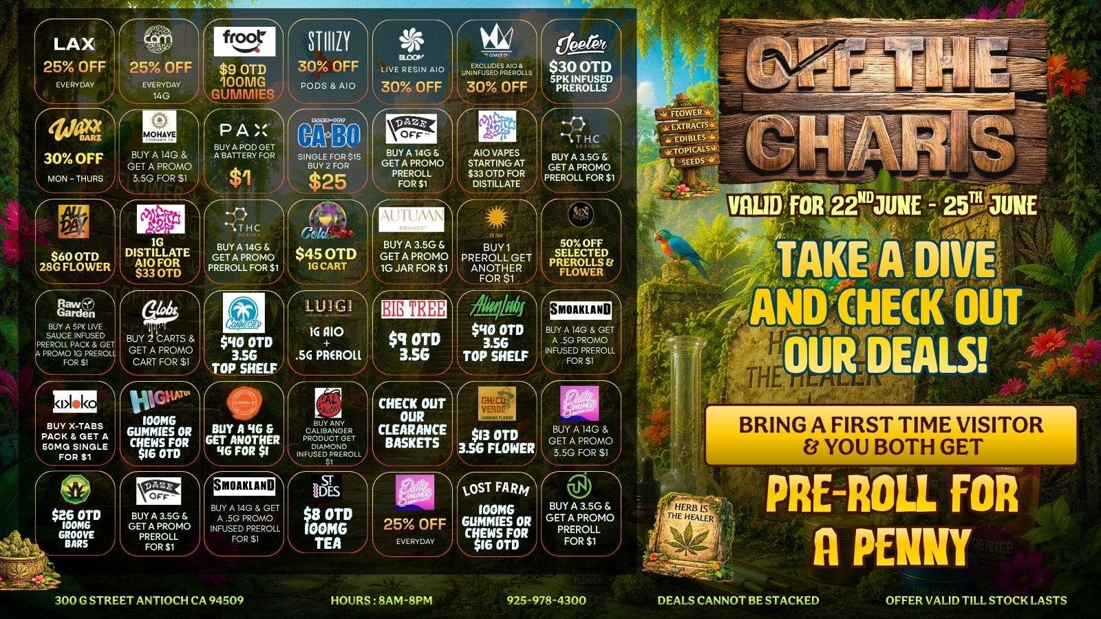 Off The Charts - Antioch BANGER DEALS!!!