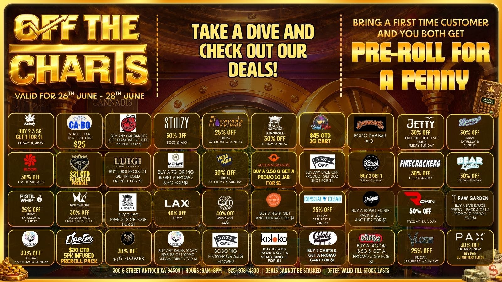 Off The Charts - Antioch CHECK OUT OUR NEW DEALS!!