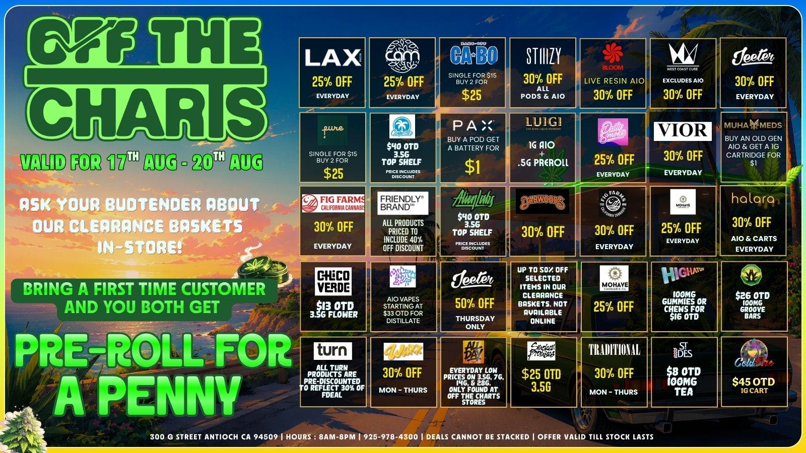Off The Charts - Antioch SERIOUS SAVINGS