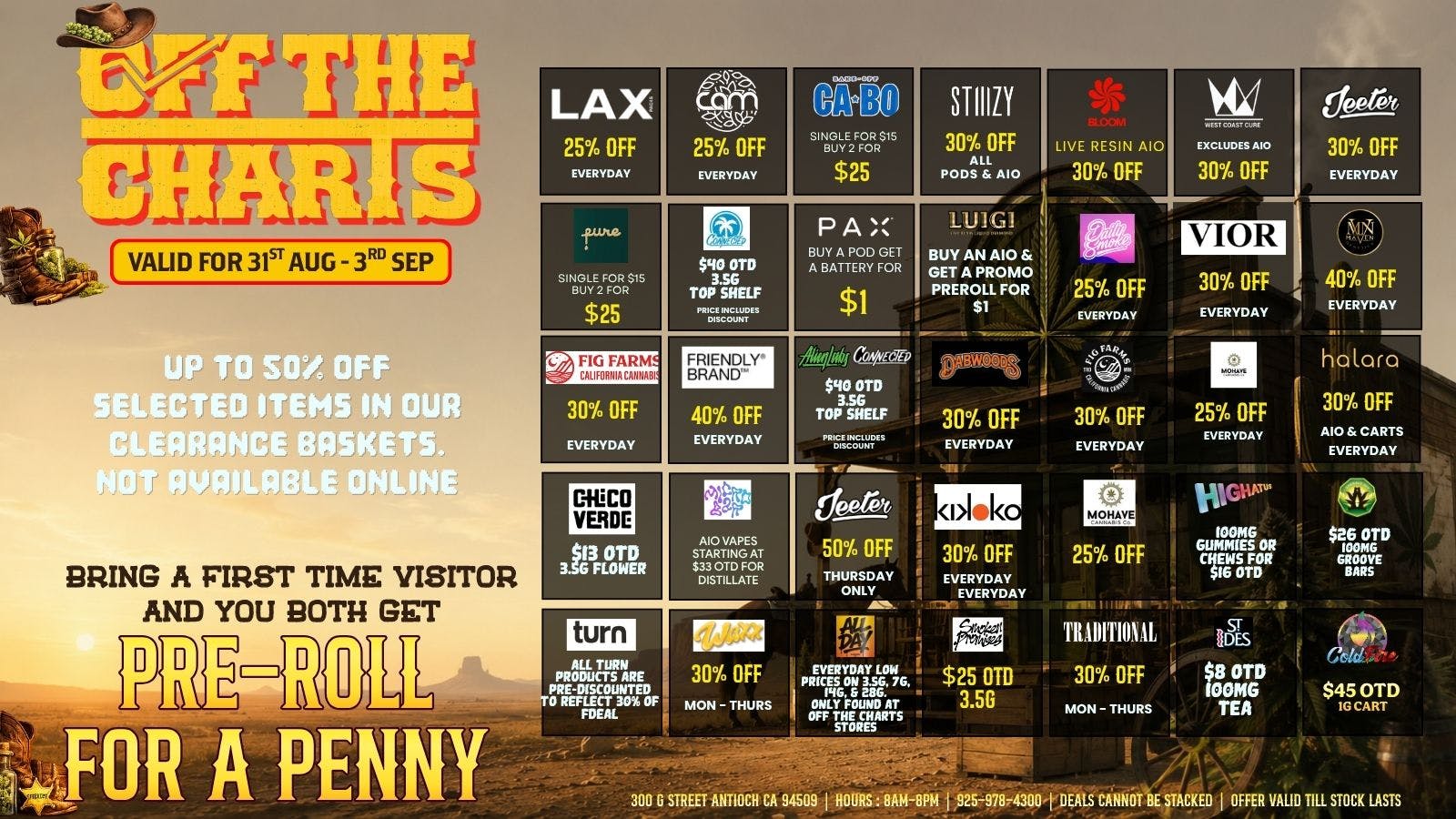 Off The Charts - Antioch DEALS ON FIRE!!