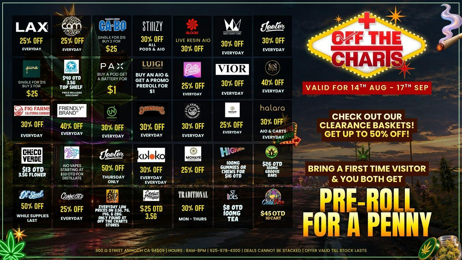 Off The Charts - Antioch BRIGHT SHINY DEALS
