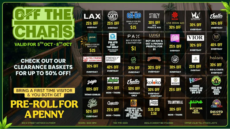 Off The Charts - Antioch SEASON OF SAVINGS