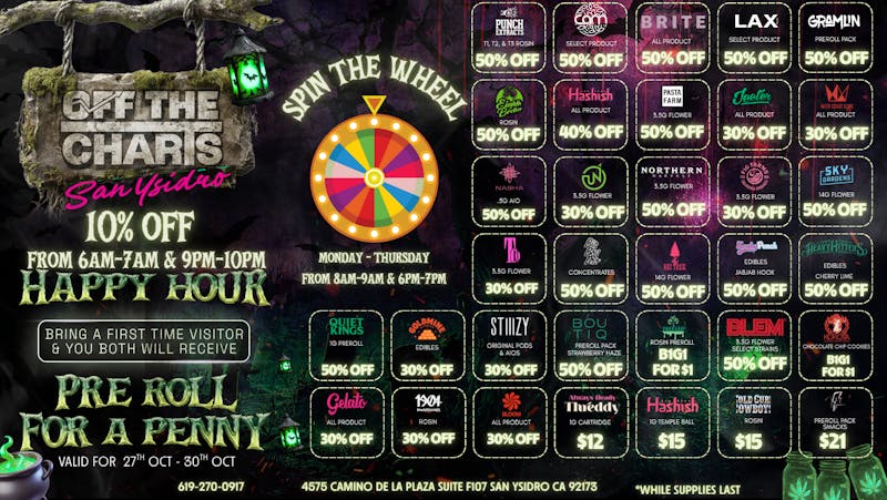 Off the Charts - San Ysidro SLASHING PRICES ALL WEEK LONG!!!