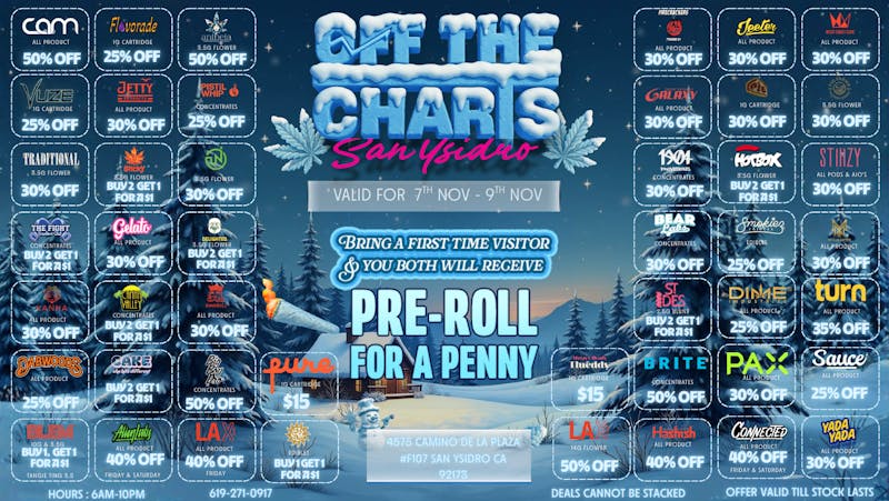 Off the Charts - San Ysidro NEW BRANDS | AWESOME SAVINGS | THIS WEEKEND ONLY