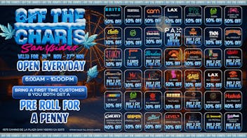 Off the Charts - San Ysidro HOLIDAY SAVINGS FOR YOU AND THE FAMILY