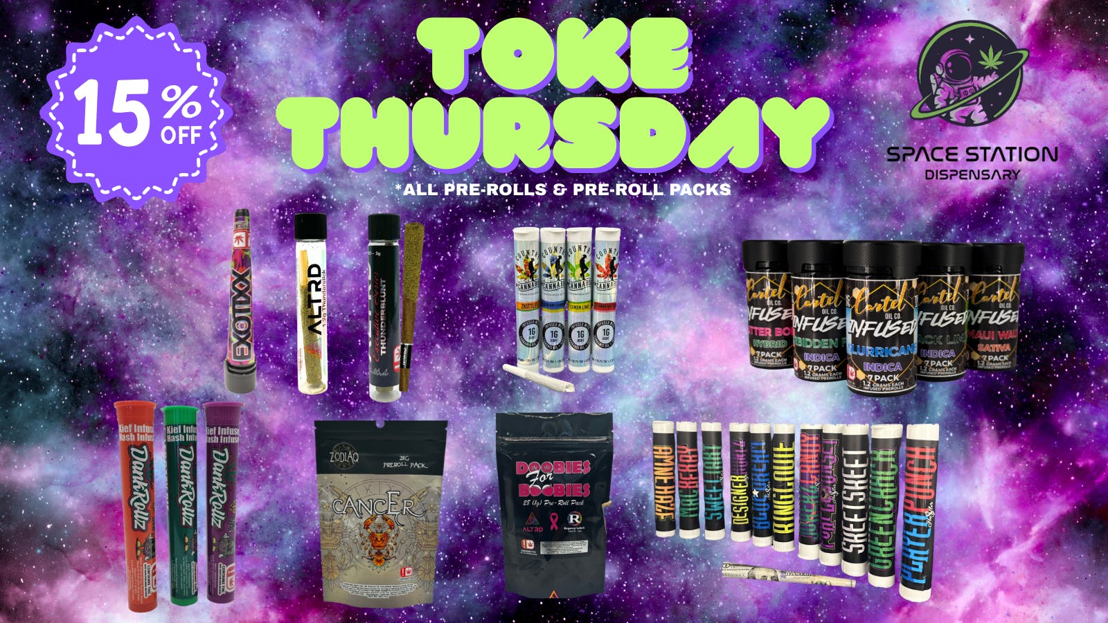 Space Station Dispensary LLC Toke Thursday!!