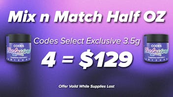 3Fifteen Primo - Branson West CODES Select Exclusives 3.5g | 4 for $129