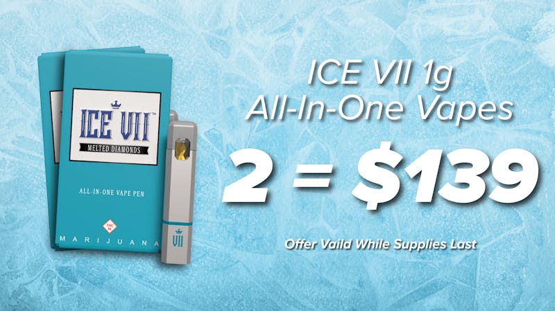 Cookies St. Louis ICE VII 1g All-In-One Vapes | 2 for $139