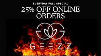 Geezz - Oceanside 25% OFF ONLINE ORDERS + DELIVERY + GIFTS