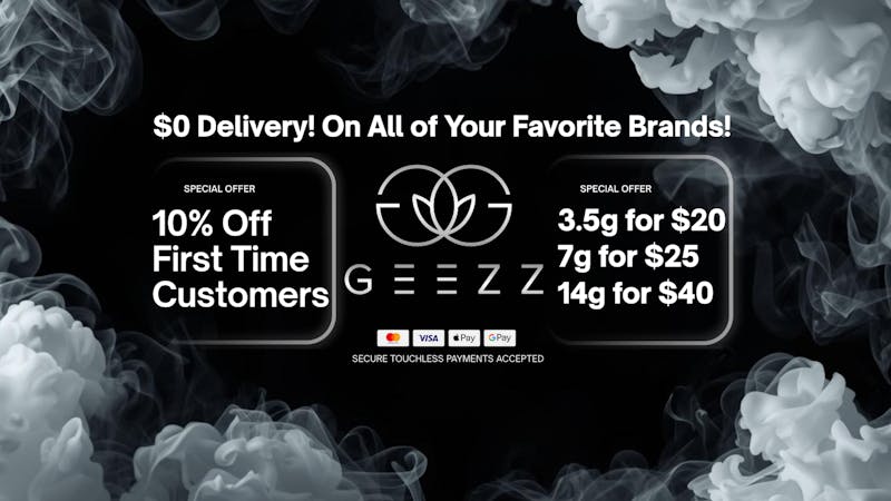 Geezz Dispensary 10% OFF ONLINE ORDERS + FREE DELIVERY + GIFTS